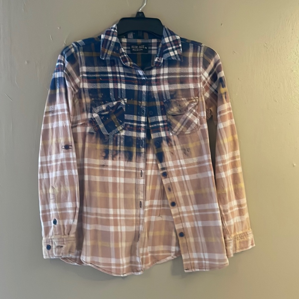 Womens bleached flannel